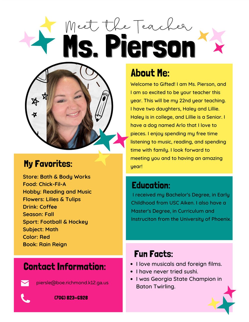 Ms. Pierson Ms. Pierson